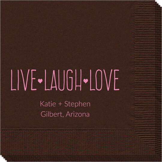 Live Laugh Love Napkins